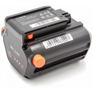 Vhbw Li-Ion batterie 2000mAh pour tondeuse à fil coupe bordure Gardena Li-18/50 Akku-Heckenschere (08877-20)