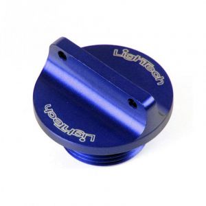 LighTech Bouchon de remplissage d’huile moteur bleu Ø M20x2,5 mm 2