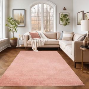 Tapis Salon Moderne - SIMPEX - Azal&eacute;e - Rose - 160 x 230 cm - 100% Polypropyl&egrave;ne