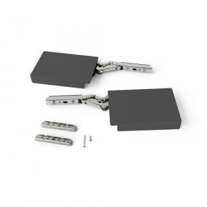 Emuca Compas pour portes relevables Altius Lift, Relevable 560-1800 (low=L), Acier et plastique, Gris antracite