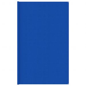 Image de VidaXL Tapis de tente 400x400 cm Bleu PEHD