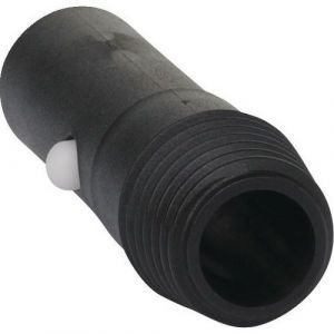 Vikan 380900 Adaptateurs pour manche à visser 26 mm de diamètre 78 mm de longueur Noir, 1 Unité