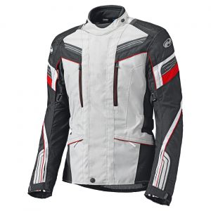 Image de Held Veste textile Lupo gris/rouge - L