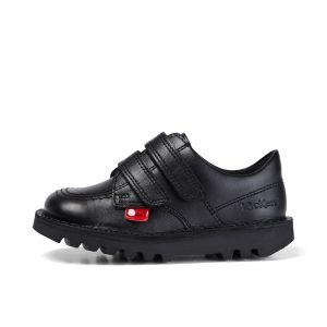Kickers Bottines à Scratch Enfant Kick Lo - Noir - 9