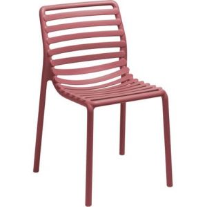 Nardi Set de 2 chaises pour ext&eacute;rieur DOGA BISTROT (Marsala - Polypropyl&egrave;ne PRV)