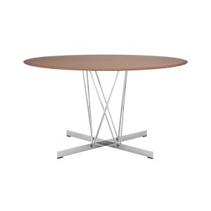 Kartell Table ronde Viscount of Wood NWalnut