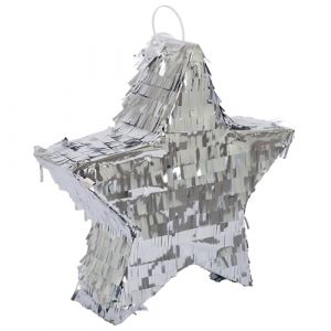 PI&Ntilde;ATA &Agrave; CASSER &Eacute;TOILE 36CM ARGENT M&Eacute;TAL
