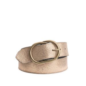 Pieces Ceinture en cuir Laura Dor&eacute; - Taille 90 cm