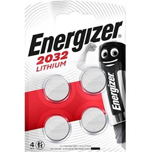 Energizer Batterie au Lithium CR2032 – (Lot de 4)