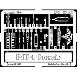 Eduard MAQUETTE F 4 U 4 CORSAIR ITALERI 1/72 SS140