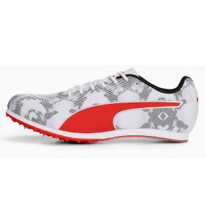 Puma Unisex Adults' Sport Shoes EVOSPEED STAR 8 Track & Field Shoes BLACK WHITE RED, 40