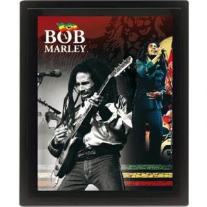 Pyramid Posters Cadre 3D lenticulaire Bob Marley