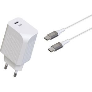 Image de Green_e Chargeur USB C USB-C 30W + Cable USB-C blanc