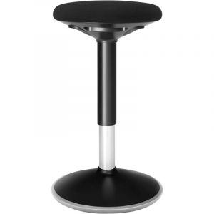 Songmics Tabouret Dynamique, Siège De Travail Rotatif À 360°, Ergonomique, Hauteur Réglable 50-65 Cm, Montage Simple, Noir