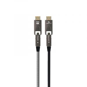 Gembird Cable HDMI CCAP-HDMIDD-AOC-10M 10m Haute Vitesse Blindé 18 Gbit/s
