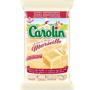 Carolin Lingette sol savon de Marseille x 15