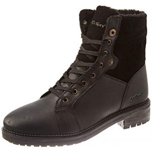 Kickers Bottillons Cuir Watlace Noir