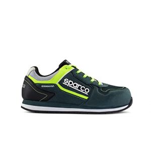 sparco S 24 Bossi Industrie - Chaussure de s&eacute;curit&eacute; Max - S1P - Vert - T.42 - GYMKHANA 07527 VSLI- 42