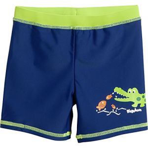 Image de Playshoes Kid's UV-Schutz Shorts Krokodil - Short de bain taille 134/140, bleu/vert