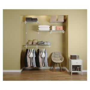 Dressing cr&eacute;maill&egrave;res modulables blanc 36 pi&egrave;ces 1,88x1,22M