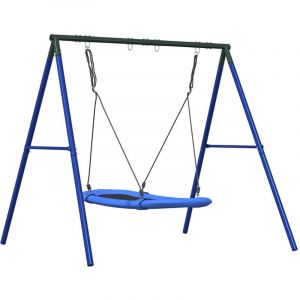 VidaXL Ensemble de balançoire d'extérieur avec balançoire nid