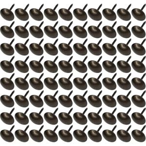 Cyclingcolors 100x clous tapissier 9mm marron d&eacute;coratif ameublement canap&eacute; fauteuil lit chaise r&eacute;novation, finition bronze