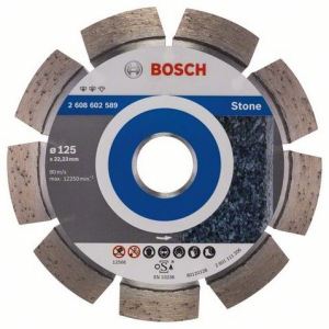 Bosch 2608602589 - Disque à tronçonner diamanté Expert for Stone 125 x 22,23 x 2,2 x 12 mm