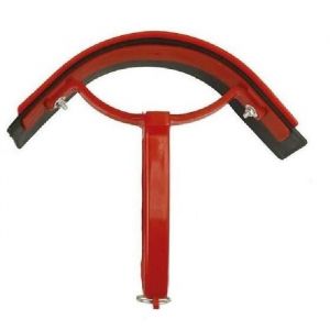 Couteau de chaleur cintré pour cheval - Adulte - PVC - Rouge