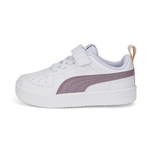 Puma Rickie AC Inf, Basket, White-Elderberry, 27 EU