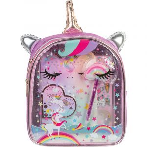 WDK Partner A2402270 - Sac Papeterie Licorne 24CM - Multicolore