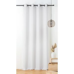 LINDER VOILAGE TENESSEE BLANC COTON 140x240cm