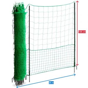 Zen Farm - Filet Pour Poule Grande Hauteur Double Pointe 25m x 1,26m