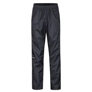 Marmot PreCip Eco Full Zip Pant Hardshell, Pantalon imperméable à l'eau, Coupe-Vent, Respirant Homme, Black, FR : 2XL (Taille Fabricant : XXL)
