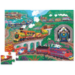 Maxi puzzle - 36 pieces - Les trains