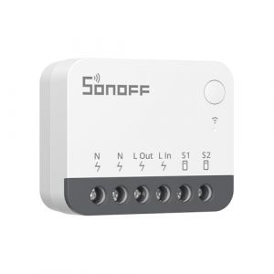 Sonoff Zigbee interrupteur Intelligent ZBMINIR2, Fonctionne Avec Alexa, Google Home, N&eacute;Cessite Une Passerelle Zigbee, N&eacute;Cessite Un Fil Neutre