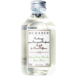 Image de Durance Recharge pour Bouquet Parfumé 250ml Citron Vert Menthe Blanc