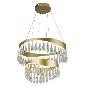 Boutica-design Suspensions Jewel 50W LED Or Cristal