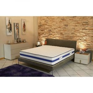Matelas tr&egrave;s epais 28,5 cm 140x190 tr&egrave;s ferme - 7 zones de confort - ame poli lattex haute r&eacute;silience - hypoallerg&eacute;nique