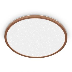 BRILONER - Panneau LED &agrave; lumi&egrave;re indirecte, ciel &eacute;toil&eacute;, lumi&egrave;re blanche neutre, salon, chambre, luminaire plafonnier, cuisine, plafonnier salon, 37,5x4,5 cm, coffee