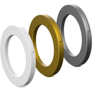 Magura 2 Piston Caliper Colored Cover Kit One Size White / Gold / Silver - White / Gold / Silver - Taille One Size