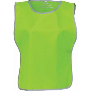 Yoko Chasuble Haute Visibilité à bordure réfléchissante Vert Citron L - XL