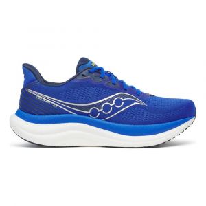 Saucony Triumph 23 Chaussure De Running Sans Stabilisateurs Hommes - Bleu, Argent, Pointure 42