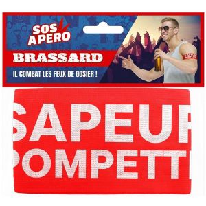 Ruedelafete BRASSARD Sapeur Pompette, rouge