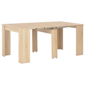 Image de VidaXL Table à dîner extensible Chêne Sonoma 175 x 90 x 75 cm