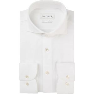 Profuomo Chemise Japonais Tricot&eacute; Blanc taille 40