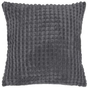 Dutch Decor Rome Coussin Sierk, Polyester, Anthracite, 45X45