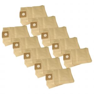 Vhbw 50x Sacs compatible avec Hako Supervac 100 aspirateur - TA 1 40cm x 24cm marron