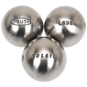 Image de Obut Boules de pétanque Soleil tendre 73 mm 680g Gris