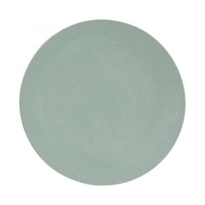 Table passion Lot de 6 assiettes plate sauge 27 cm vert en grès