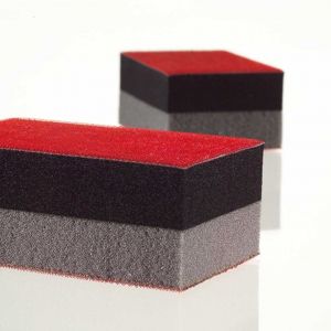 Cale ponçage manuel support double face - 1 face dense et 1 face souple - HERMES ABRASIFS - 393398